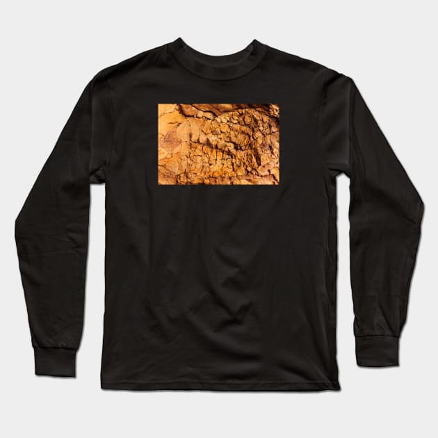 Shattered Geographic Rock Formation Long Sleeve T-Shirt by textural